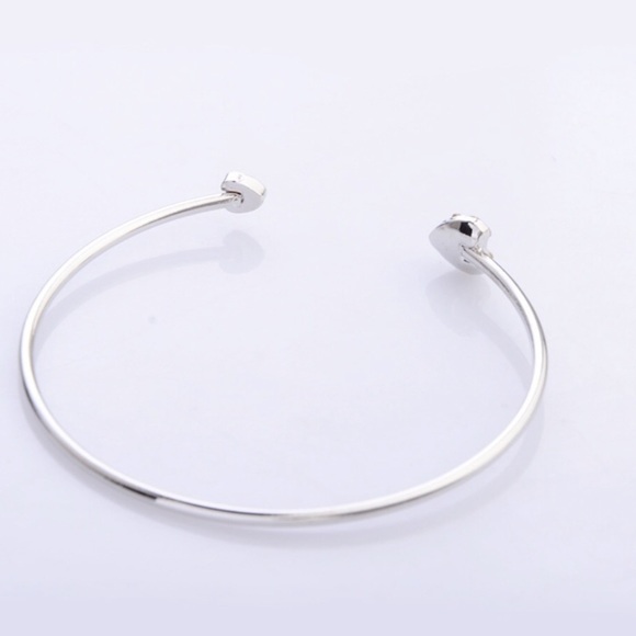 🌸Perfect Gift 🎁 Silver Heart Rhinestone Bracelet - Picture 2 of 5